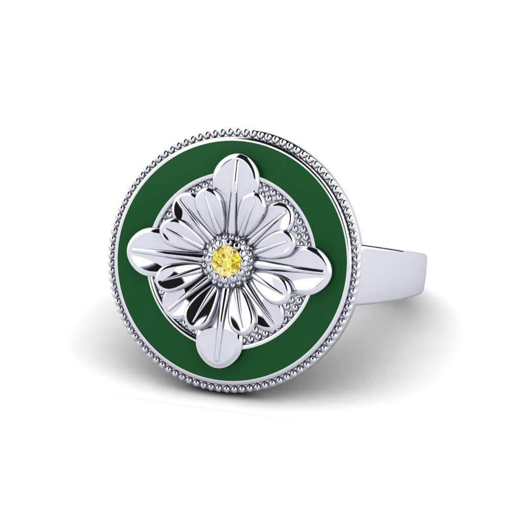 Gelber Saphir Ring Ablatifa