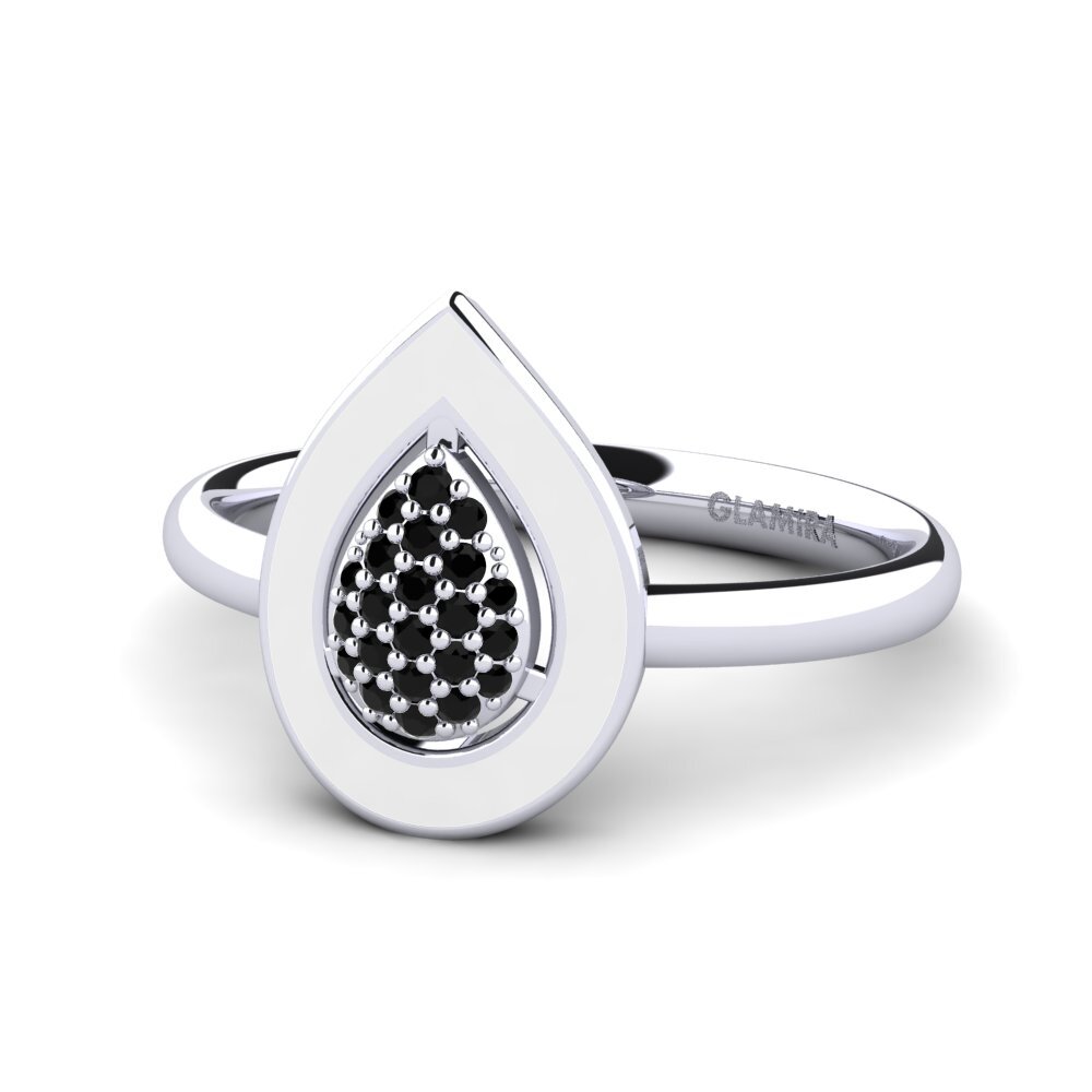 Schwarzer Diamant Ring Ablon