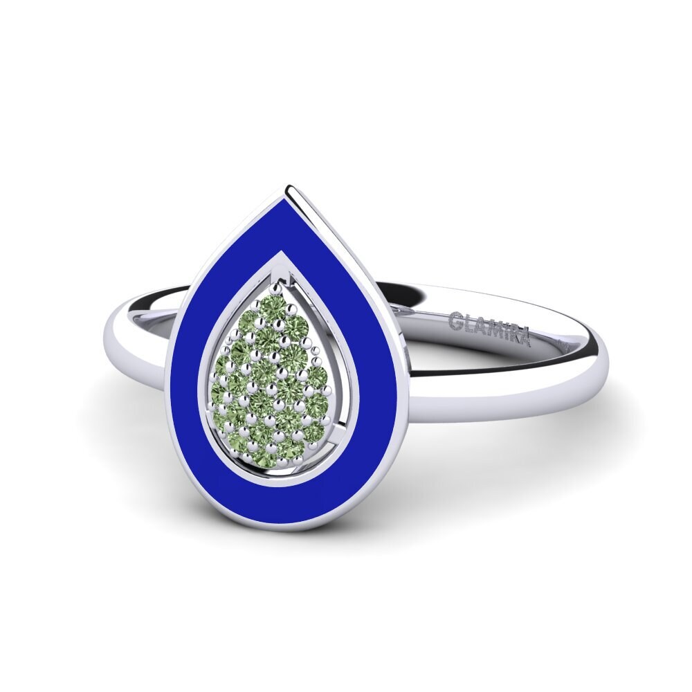 Grüner Diamant Ring Ablon