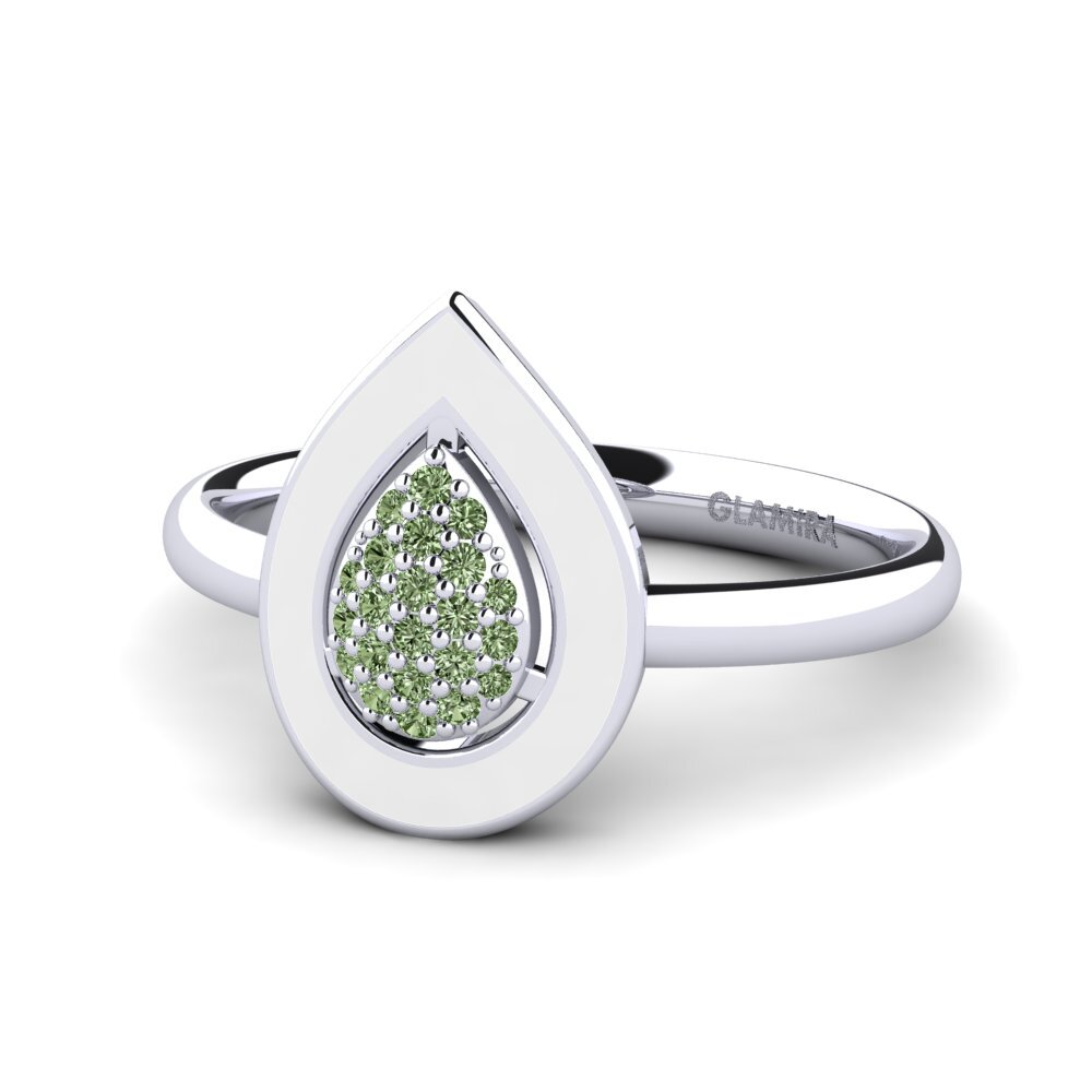 Grüner Diamant Ring Ablon