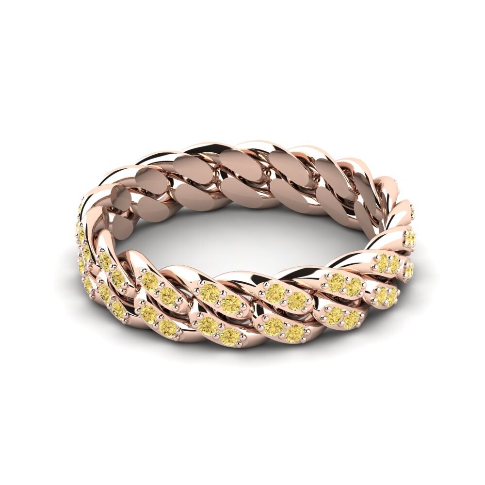 Diamant Jaune Bague Abode