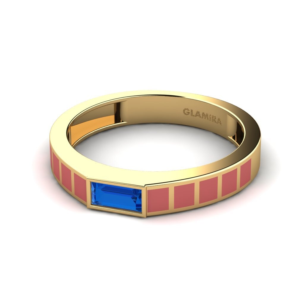 Dunkelblauer Zirkonia Ring Abonnement