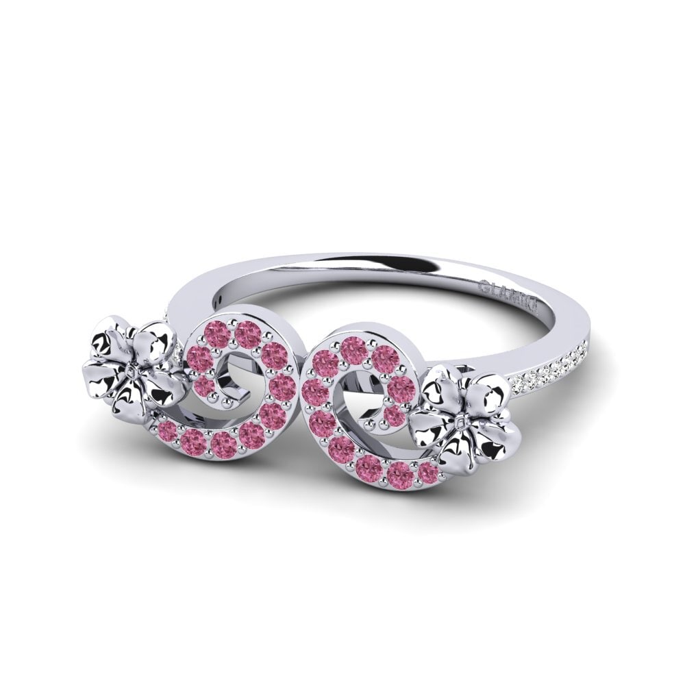Rhodolite Garnet Ring Abricotierr