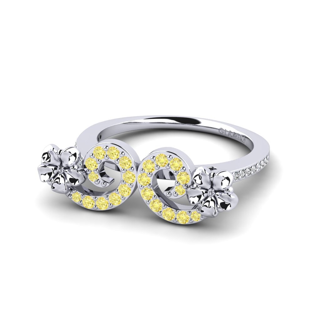 Yellow Sapphire Ring Abricotierr