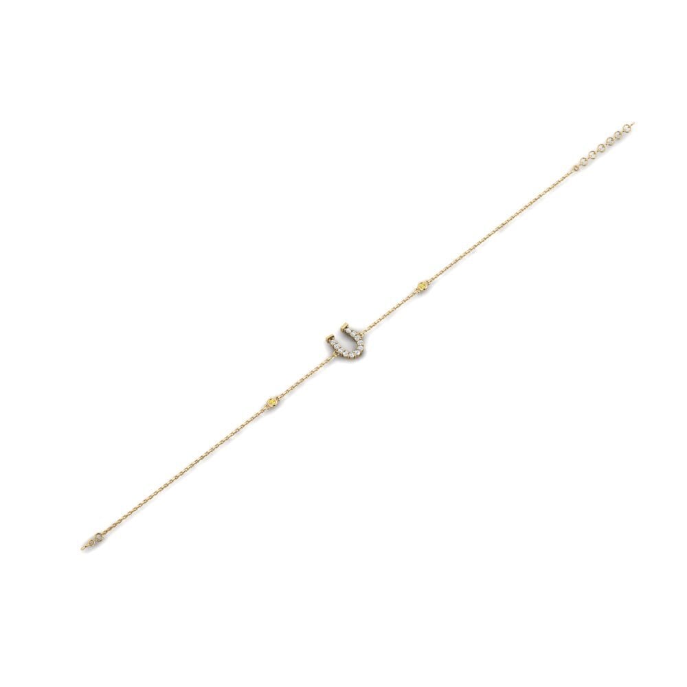 Yellow Sapphire Women's Bracelet Abrigo