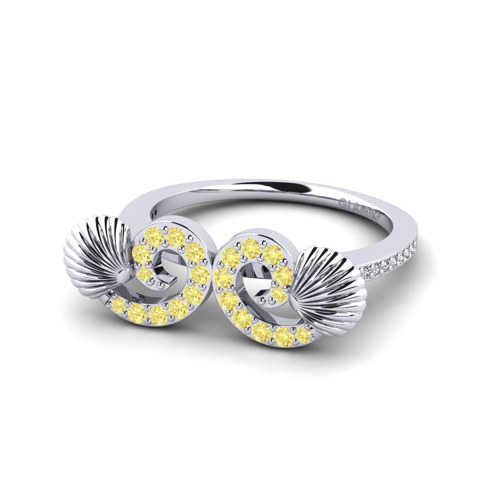 Yellow Sapphire Ring Abriter