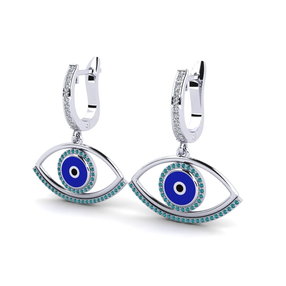 Blue Diamond Women's Earring Accalon