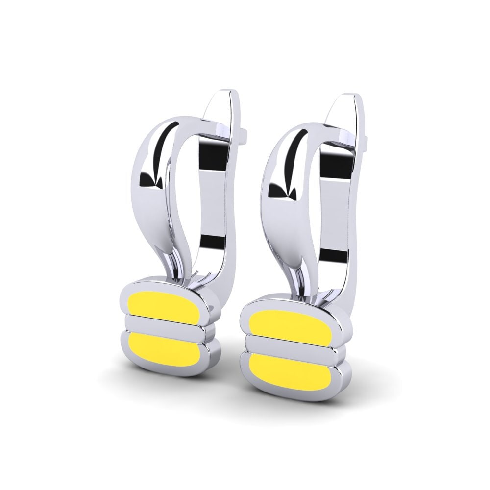 9ct White Gold Kid's Earring Accariyam