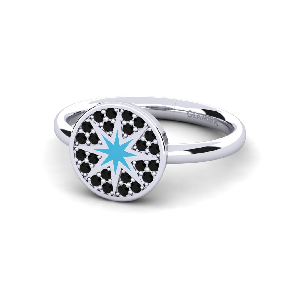 Schwarzer Diamant Ring Acheres