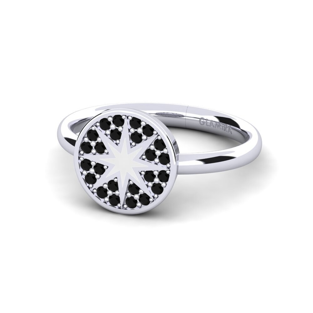 Schwarzer Diamant Ring Acheres