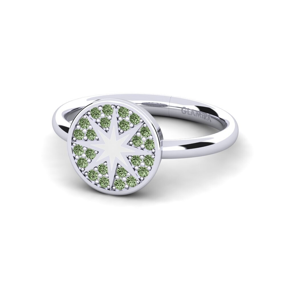 Grüner Diamant Ring Acheres