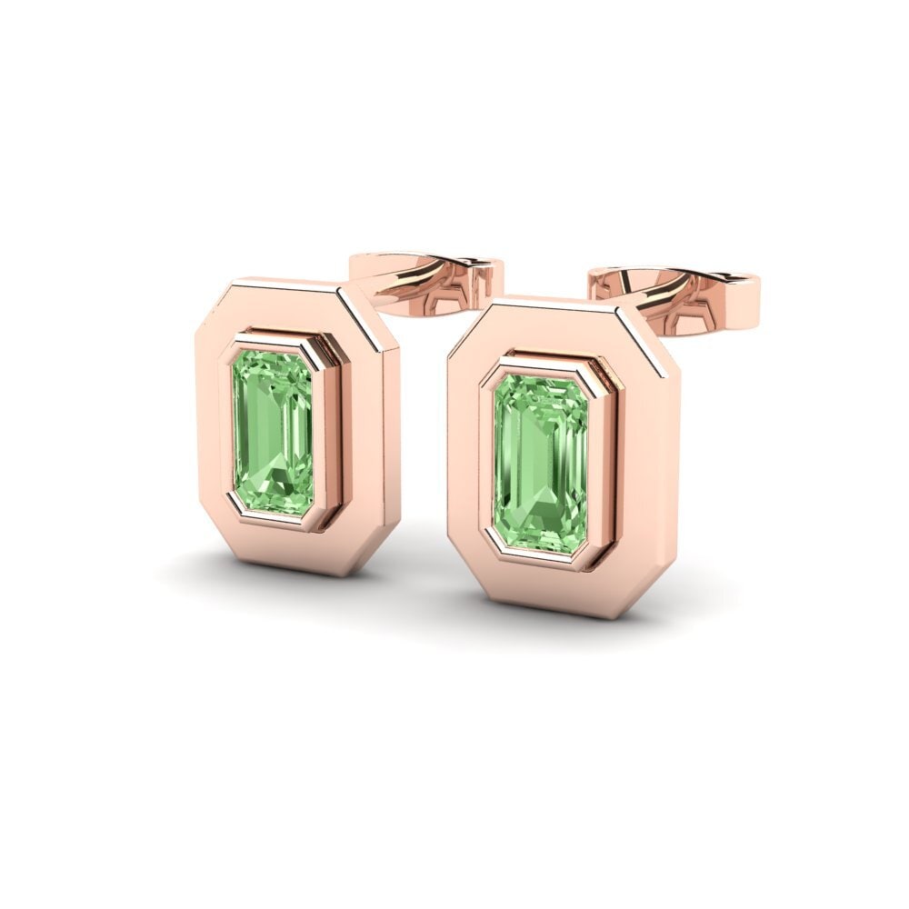 Esmeralda Diamante Verde Pendiente de mujer Achill