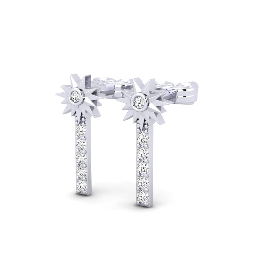 Đá Moissanite Bông tai nữ Achlys