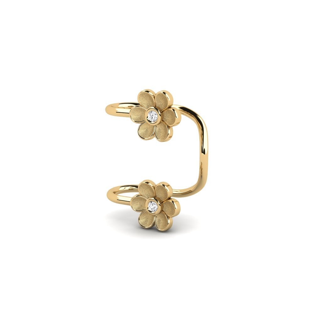 Saphir Blanc Boucle d'oreille femme Achurg