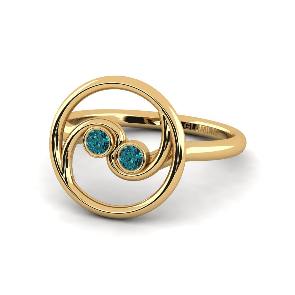 Blauer Diamant Ring Acilegna