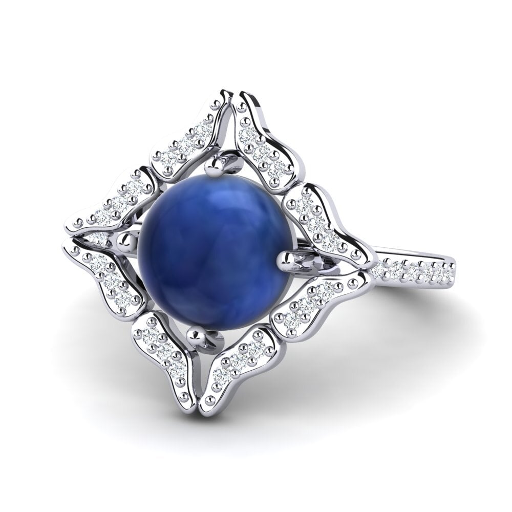 Cabochon Safira Anel Ackelia