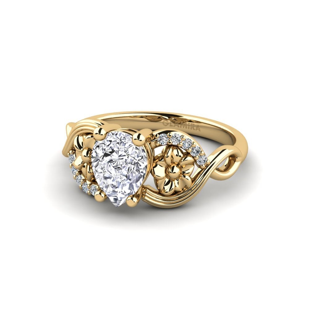 Lab Grown Diamond Engagement Ring Acrog - Pear