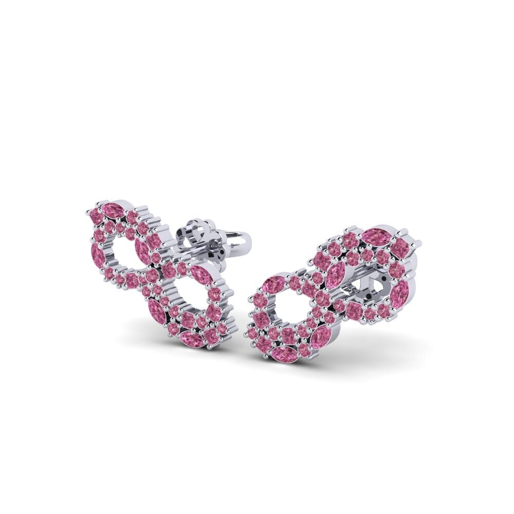 Mixed Rhodolite Garnet Women's Earring Acruxe