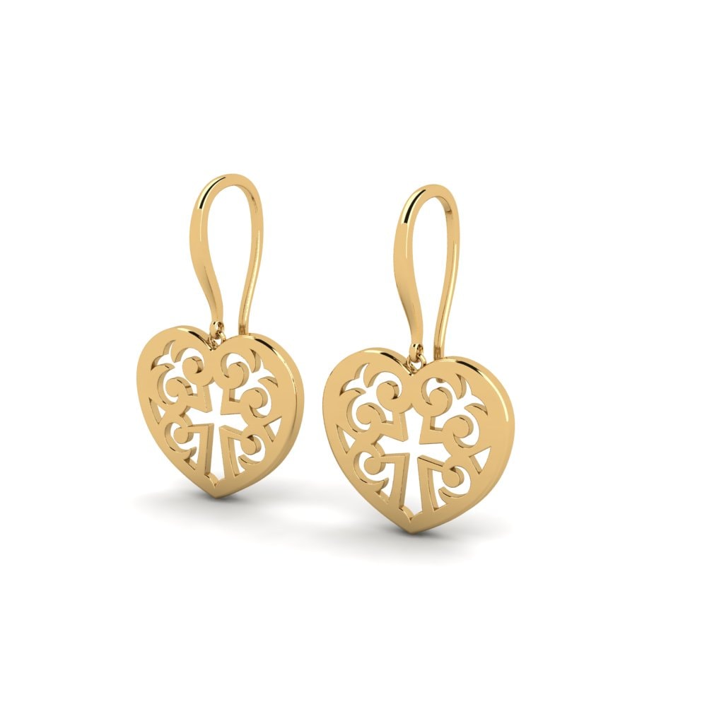 9k Oro Amarillo Pendientes Acumenei