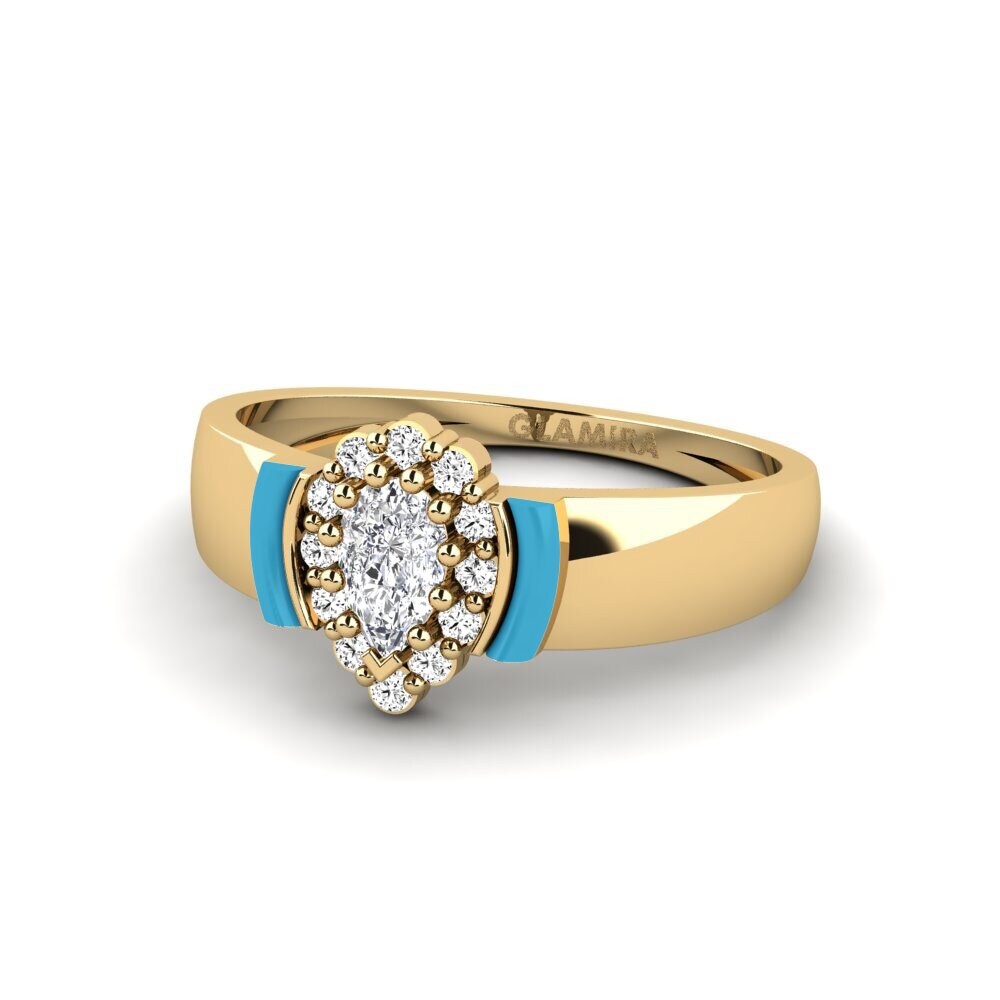 Moissanit Pinker Ring Acworth