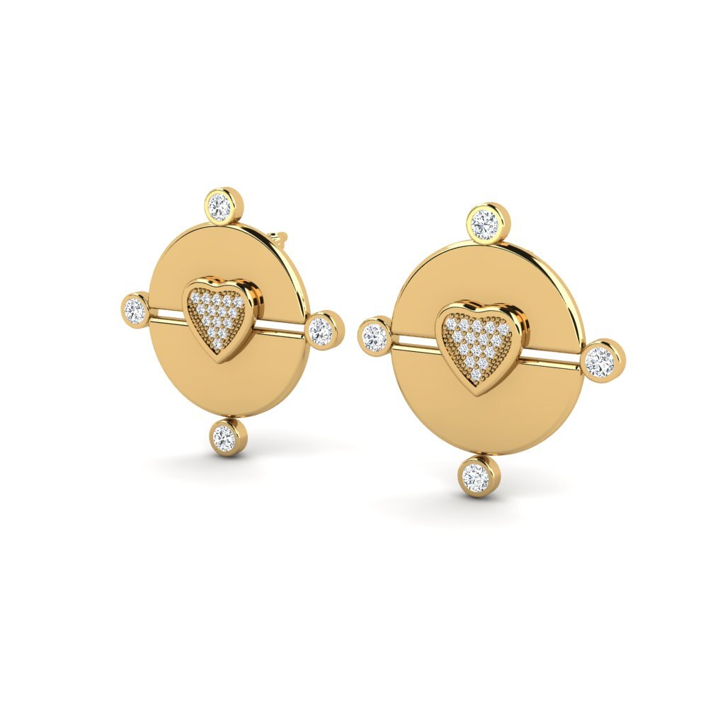 Đá Zirconia Bông tai nữ Adamic