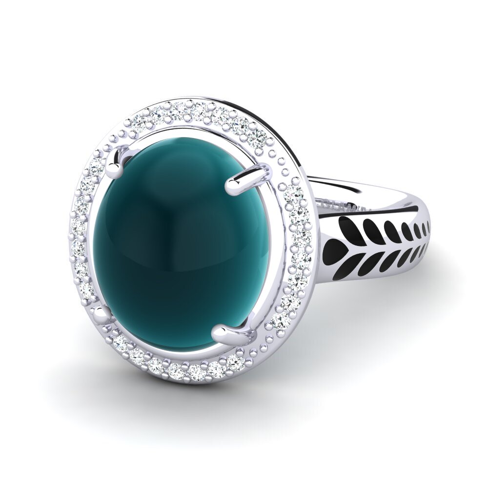 Anelli Topazio Azzurro London Cabochon Cabochon