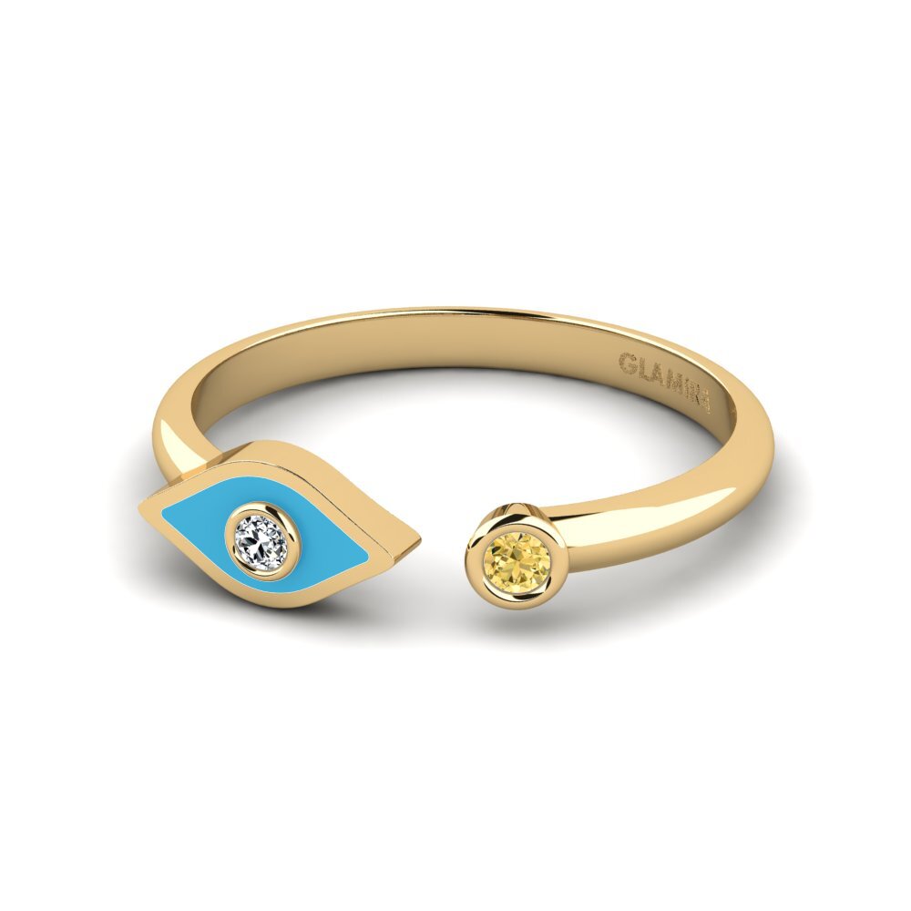 Gelber Diamant Ring Adecial