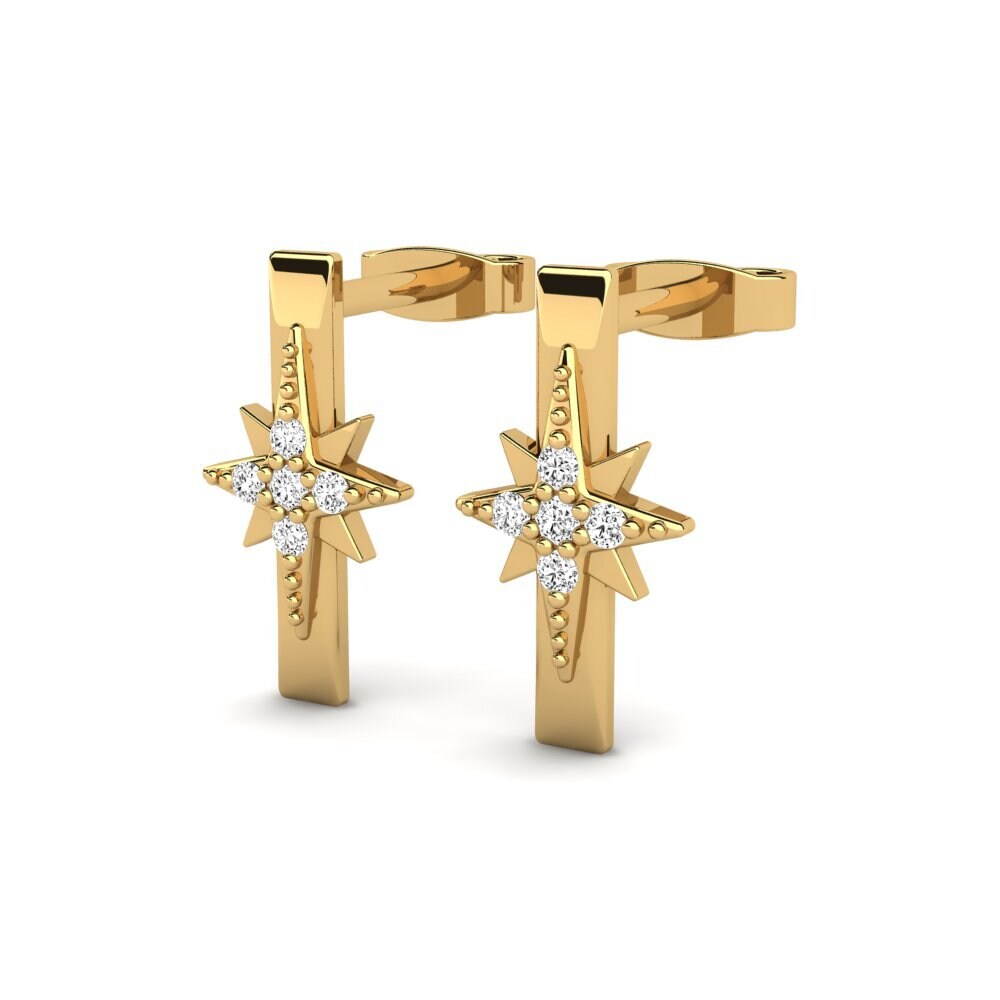 Đá Moissanite Bông tai nữ Adeen