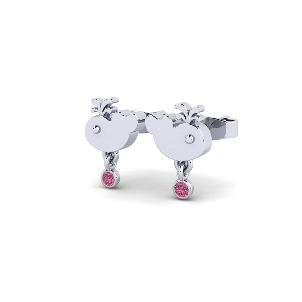 Grenat de Rhodolite Boucle d'oreille femme Adella