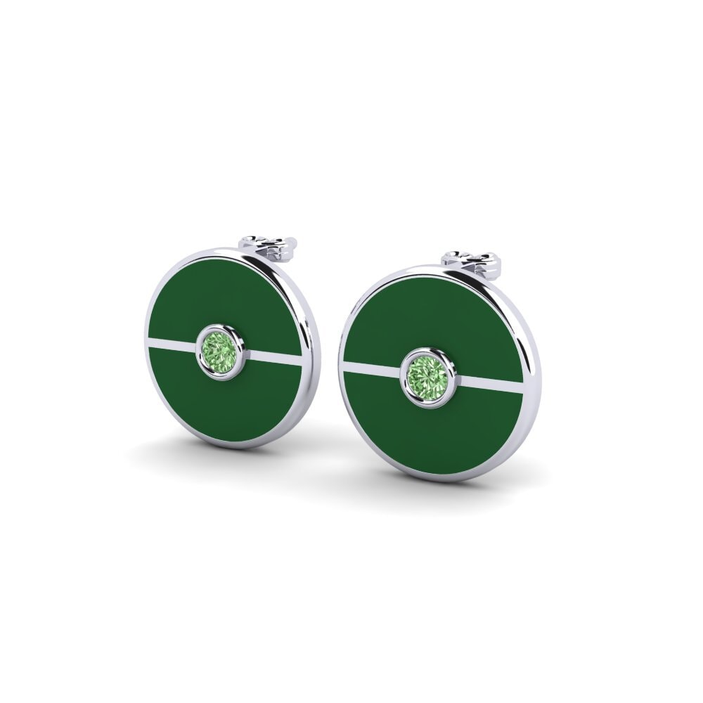 Diamante Verde Pendiente de mujer Adhamh