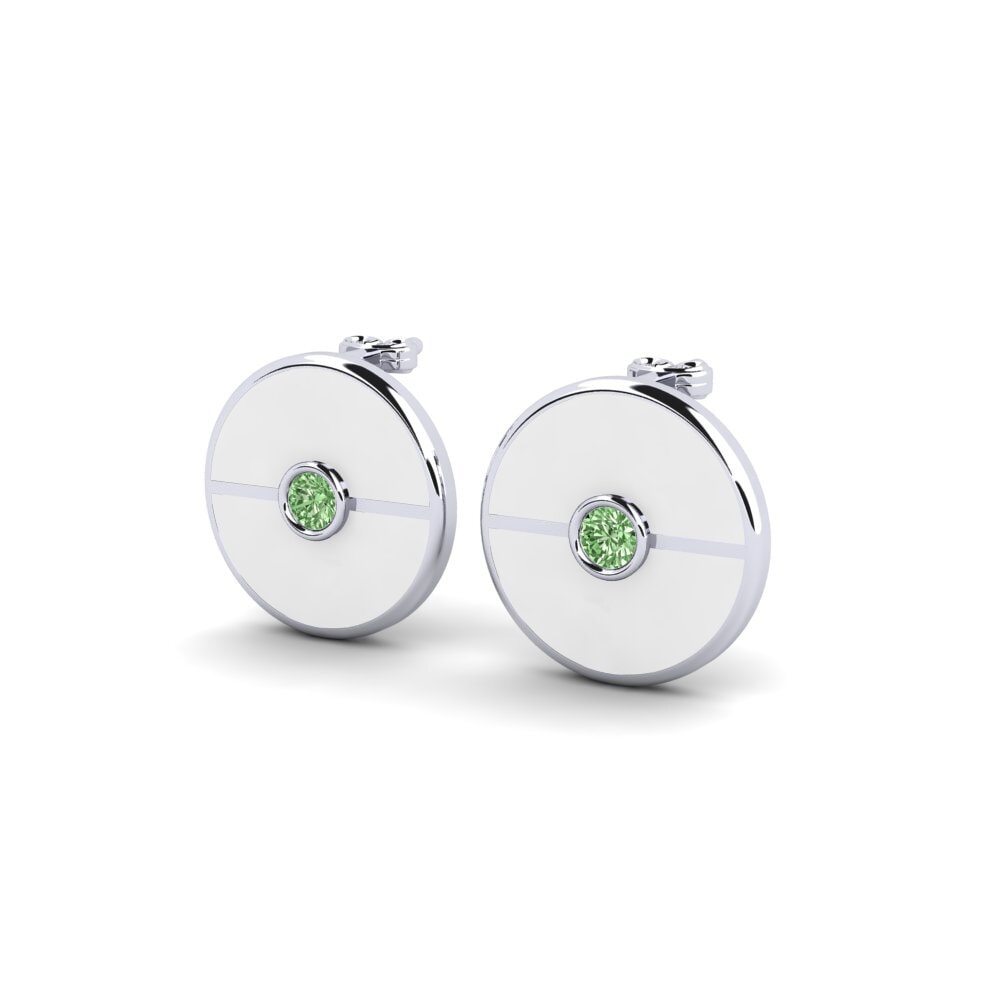 Diamante Verde Pendiente de mujer Adhamh