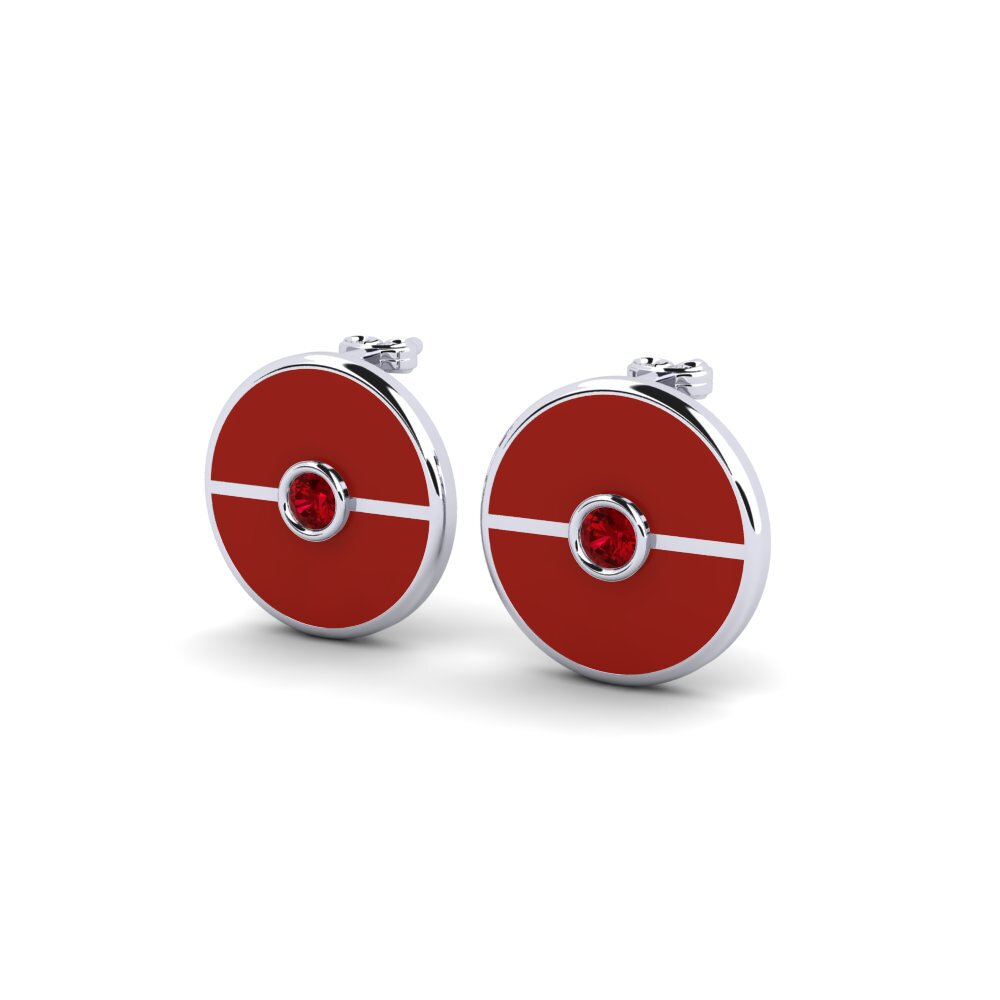 Red Zirconia Women's Earring Adhamh