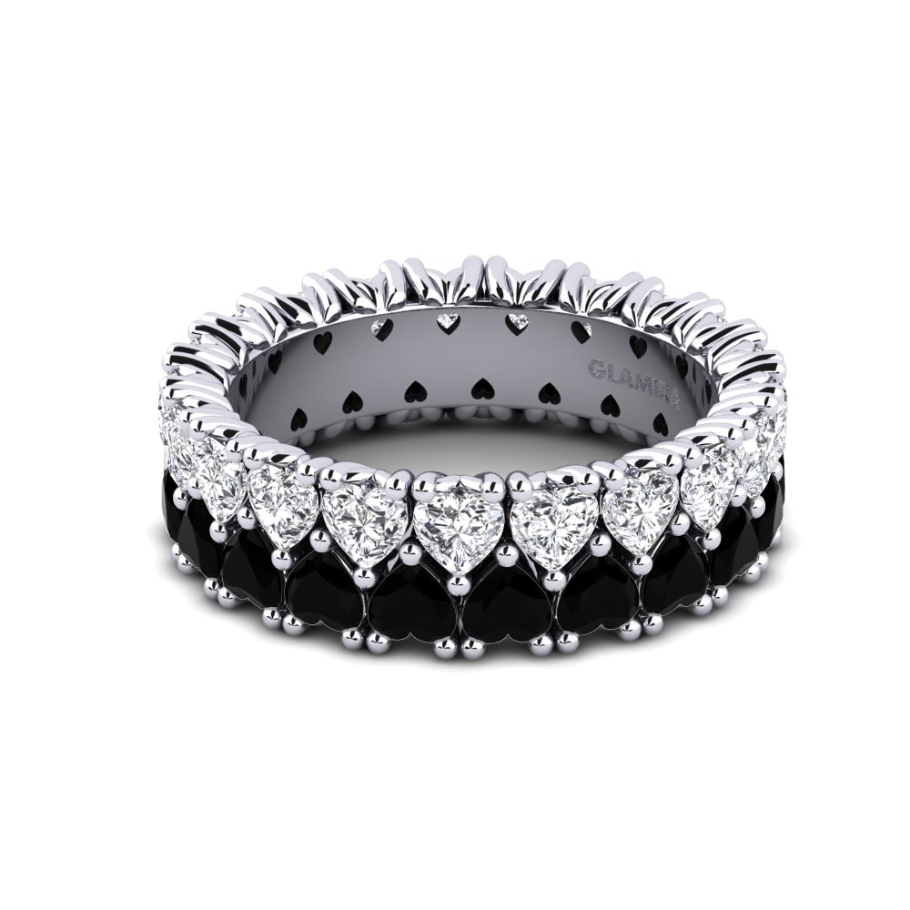 Schwarzer Diamant Ring Adin