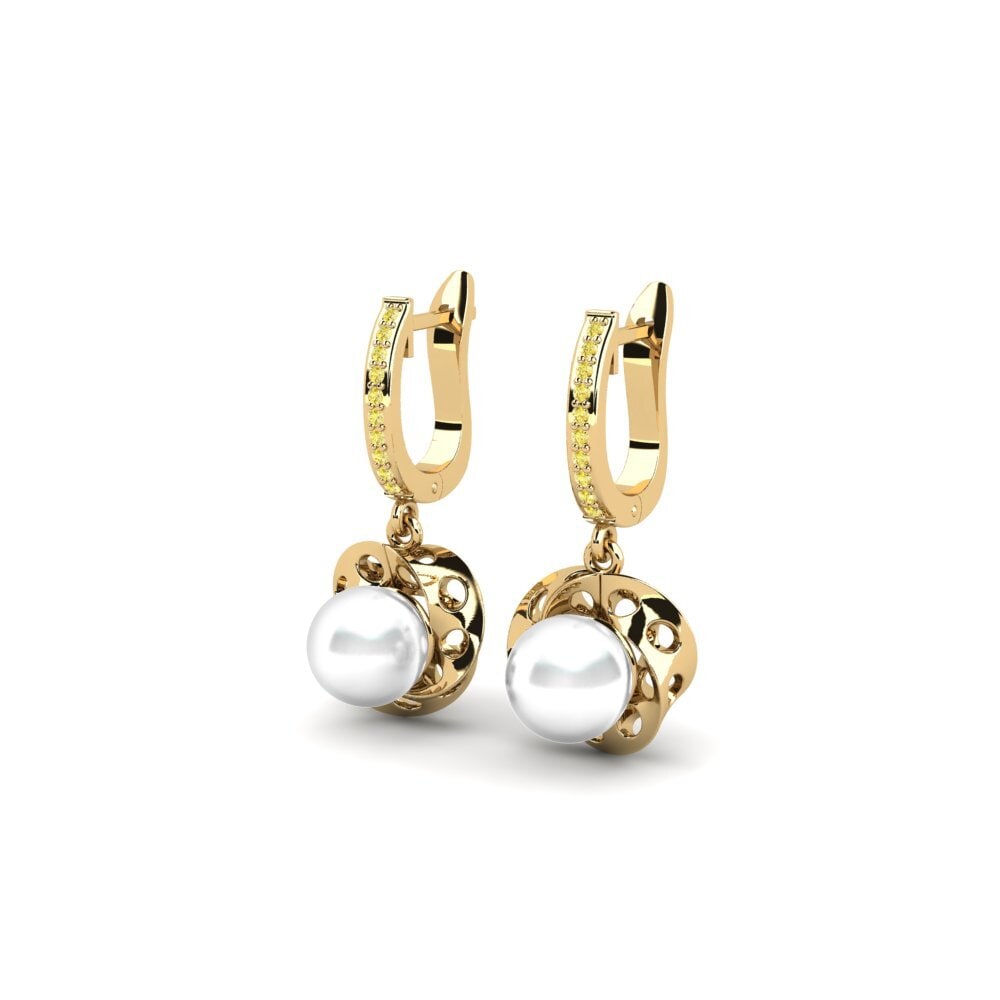 Yellow Sapphire Women's Earring Adinter