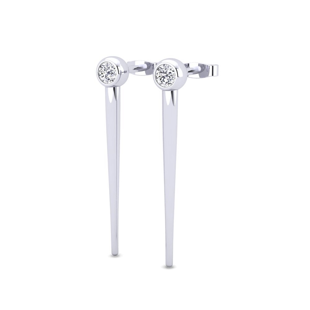 Đá Moissanite Bông tai nữ Adish