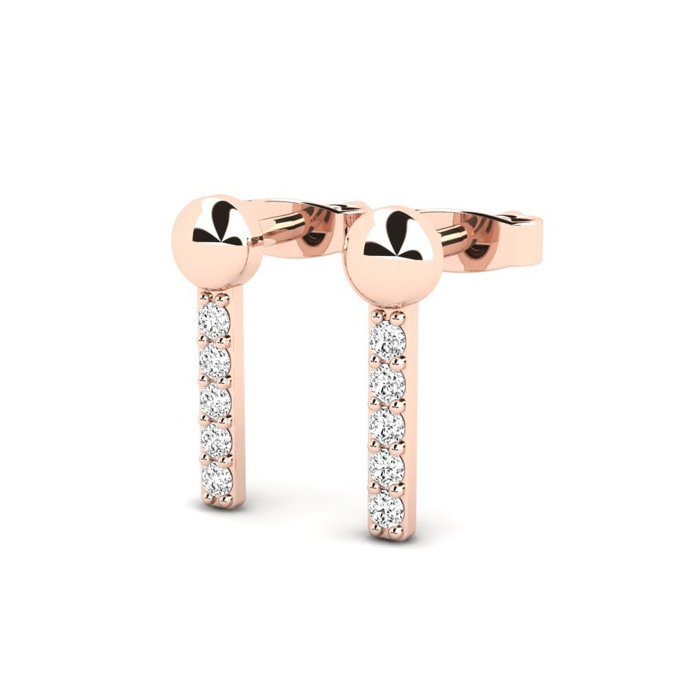 Đá Moissanite Bông tai nữ Adjoint