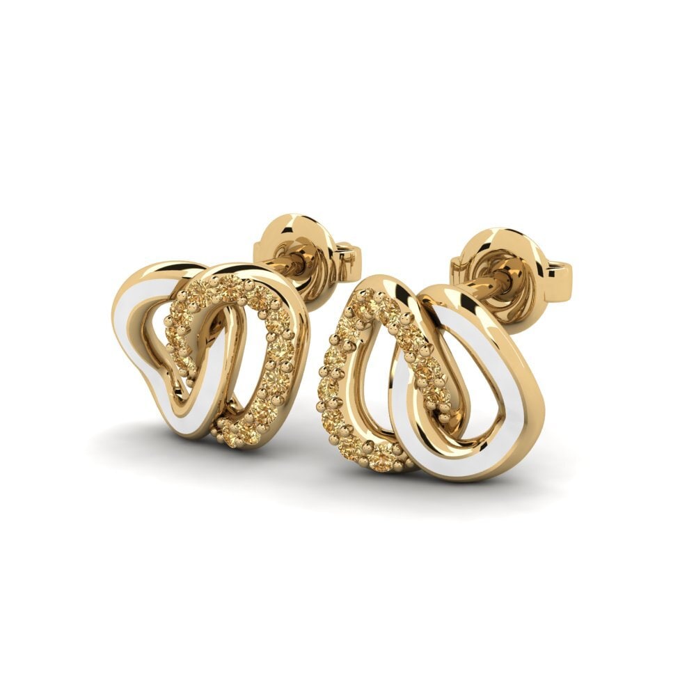 Brown Diamond Women's Earring Adlaw