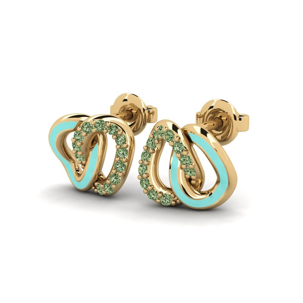 Diamante Verde Pendiente de mujer Adlaw