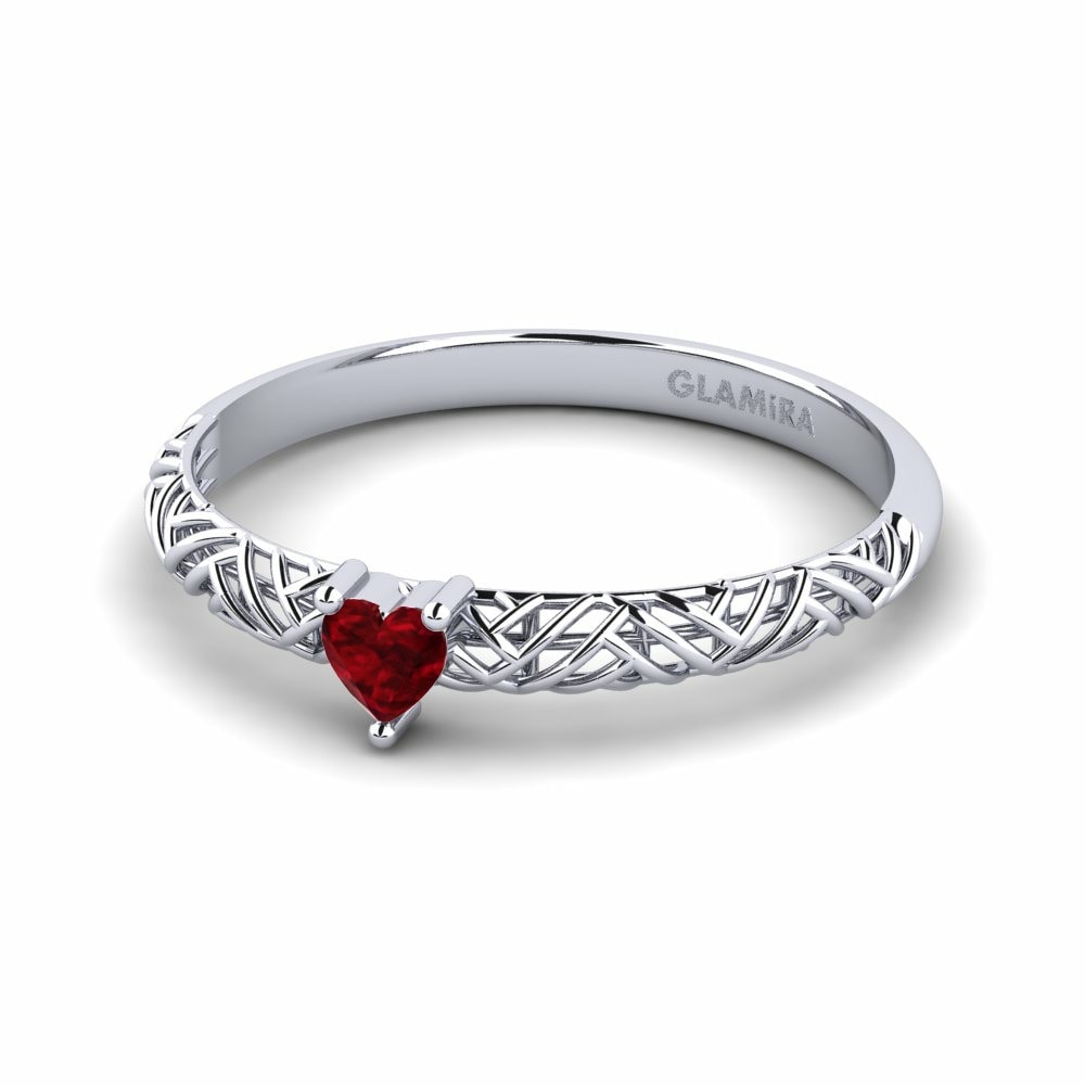 9k White Gold Engagement Ring Adlonn