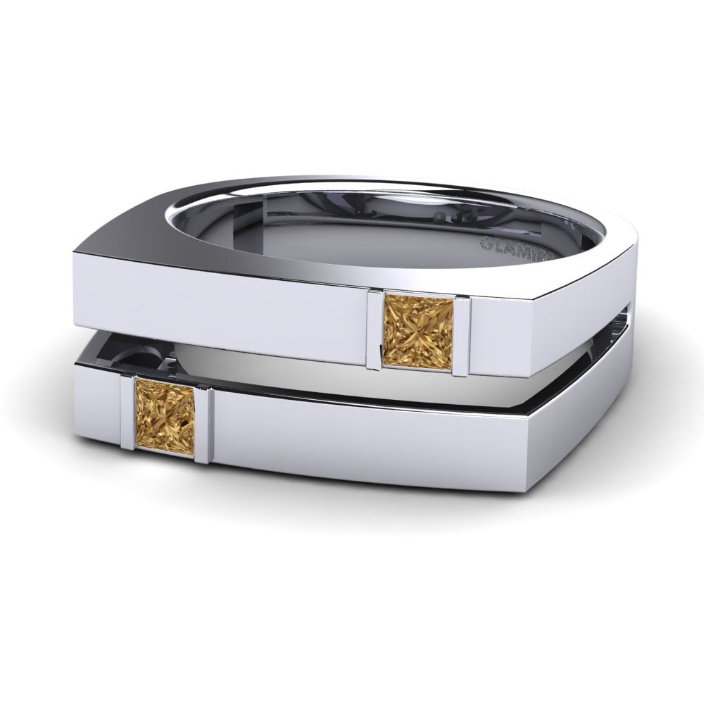 Diamant Brun Bague pour homme Admetus