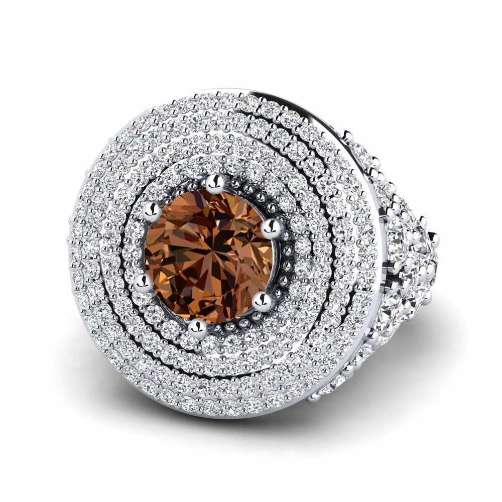 Premium Brown Diamond Engagement Rings