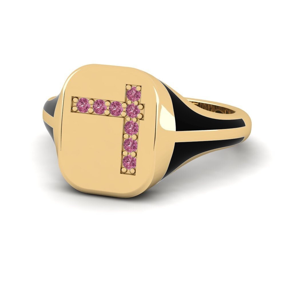 Granate Rhodolite Anillo meñique Adronia