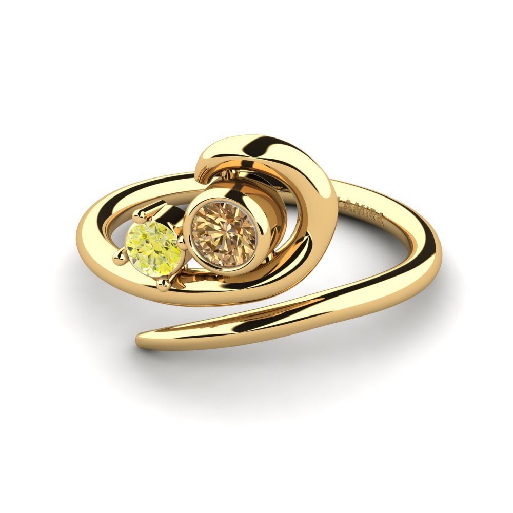 Brown Diamond Ring Adsila