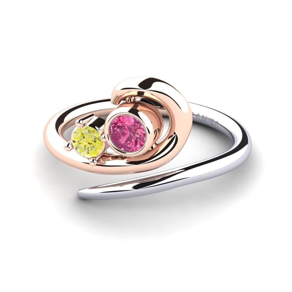 14k Rose & White Gold Ring Adsila