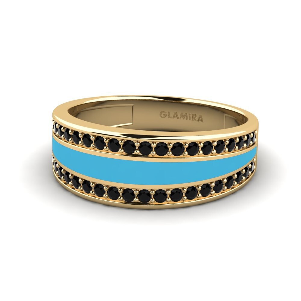 Schwarzer Diamant Ring Adstla
