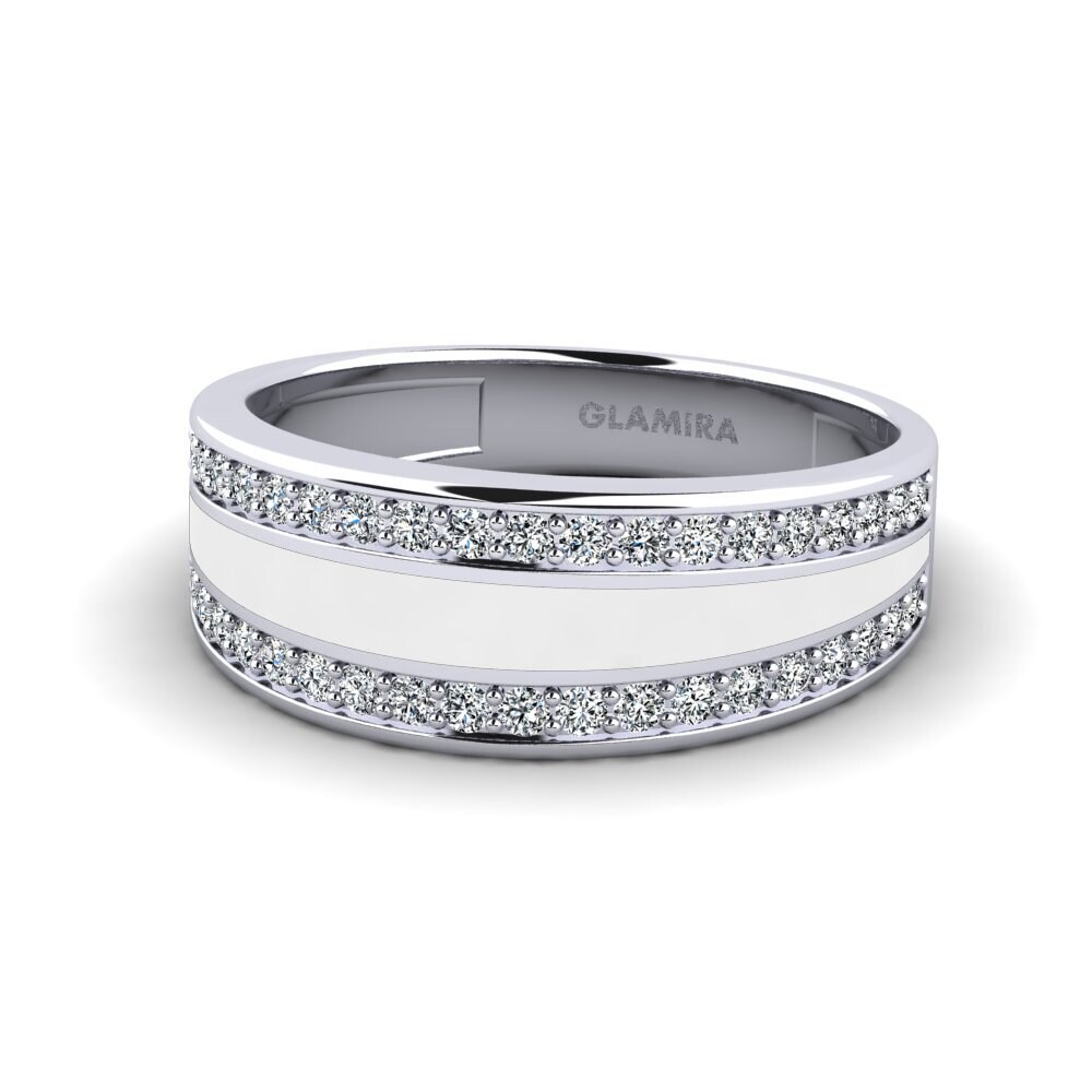 9ct White Gold Ring Adstla