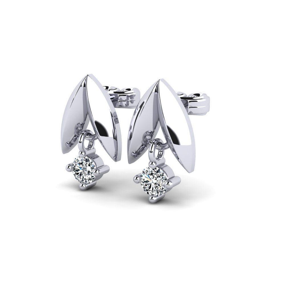 White Silver Women's Earring Aegirine