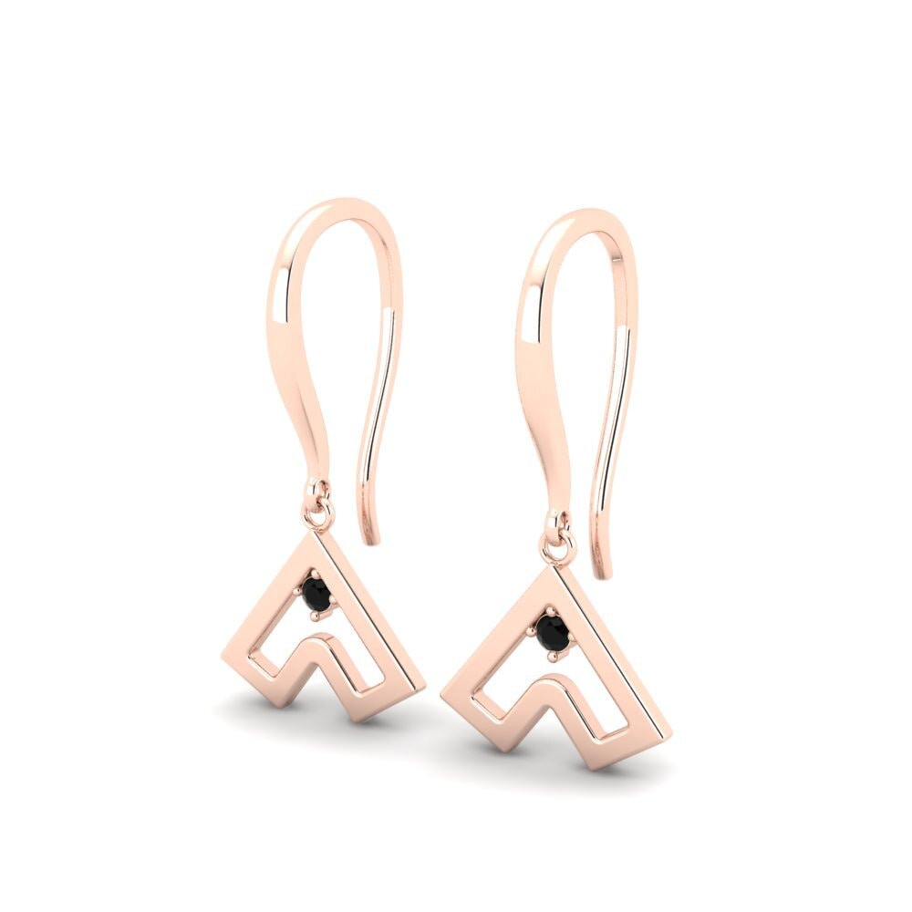 Black Sapphire Women's Earring Aerysir