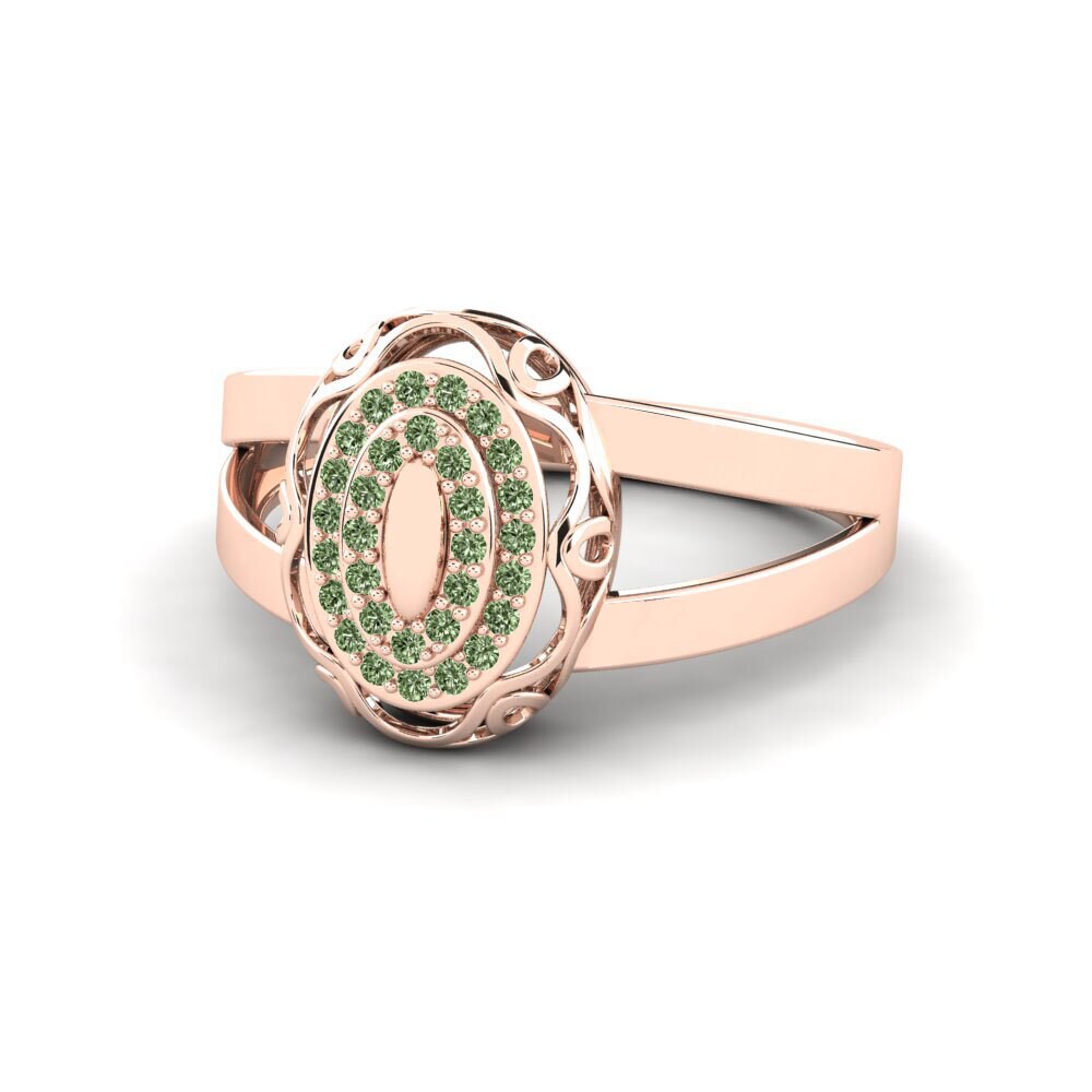 Green Diamond Ring Afeetyos