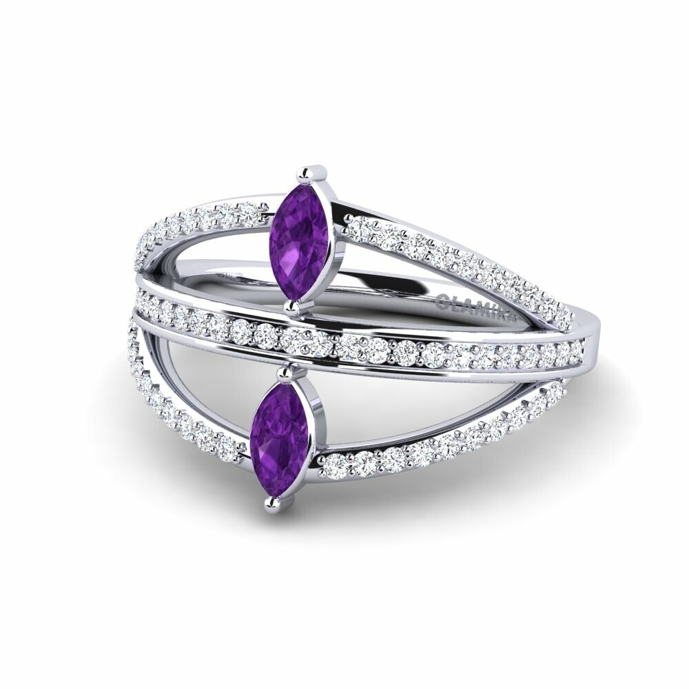 Améthyste Bague Affluence